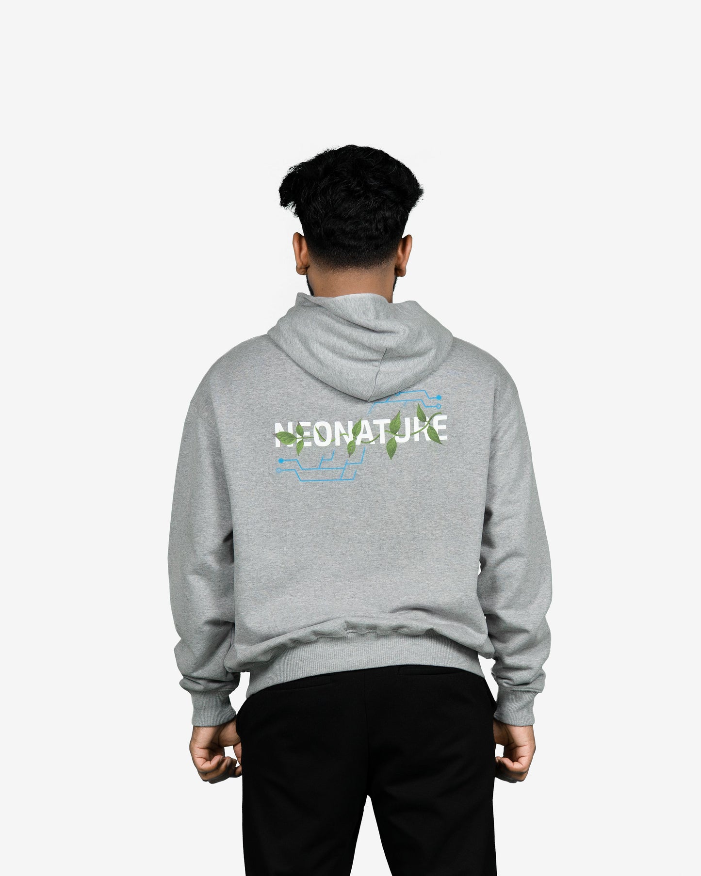 Neo Nature Circuit Vine Boxy Hoodie