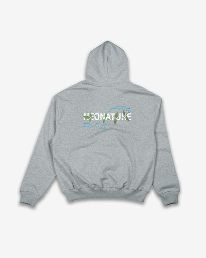 Neo Nature Circuit Vine Boxy Hoodie
